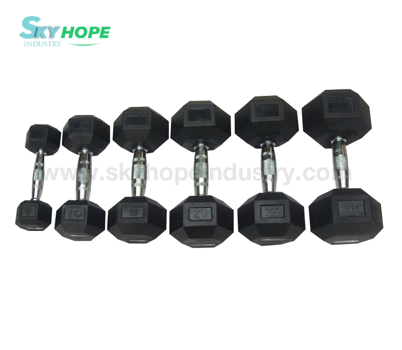 Rubber Coated Dumbbell