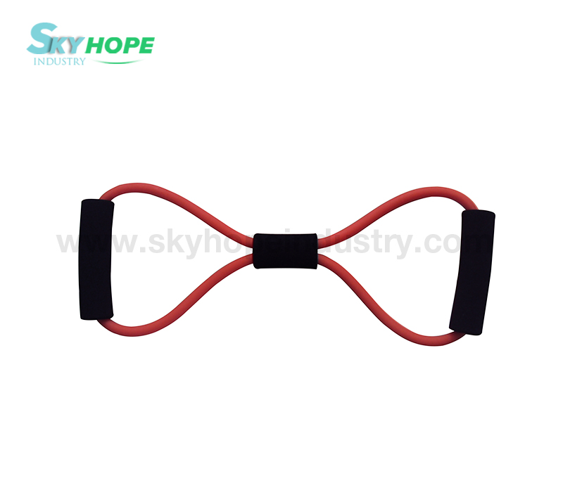 Resistance Band Exercise Tubes With Handle